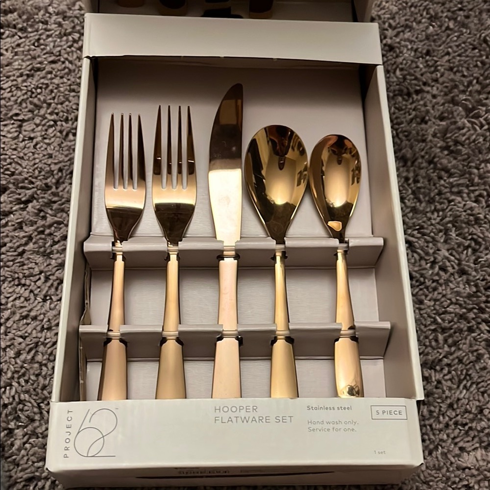 Project 62 Gold Modern Flatware Collection